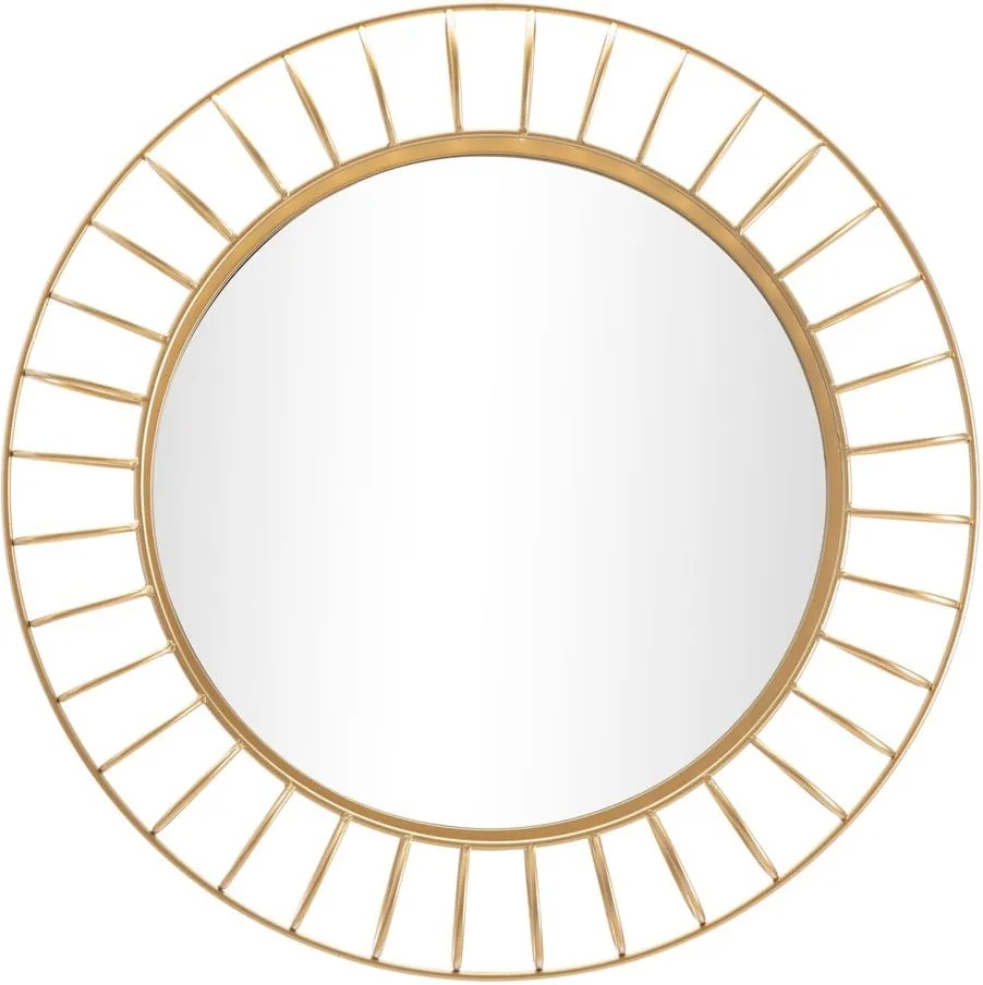Nástenné zrkadlo v zlatej farbe Mauro Ferretti Glam Ring, ø 81 cm