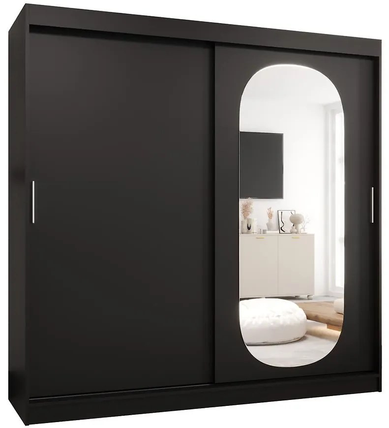 Skriňa Royal 200 čierna