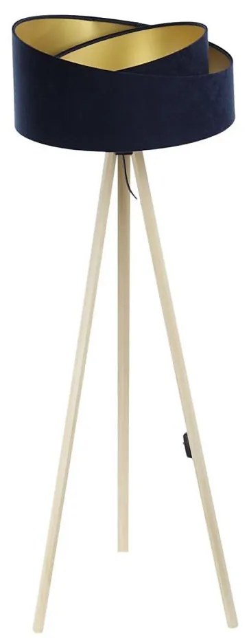 Stojacia lampa GALAXY 1xE27/60W/230V modrá/béžová