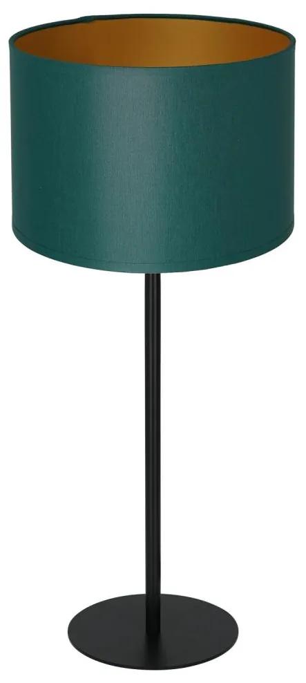 Luminex Stolná lampa ARDEN 1xE27/60W/230V pr. 25 cm zelená/zlatá LU3554