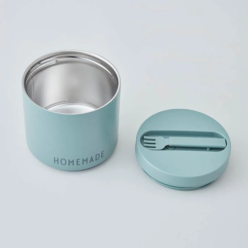 Desiatový box s vidličkou – Design Letters