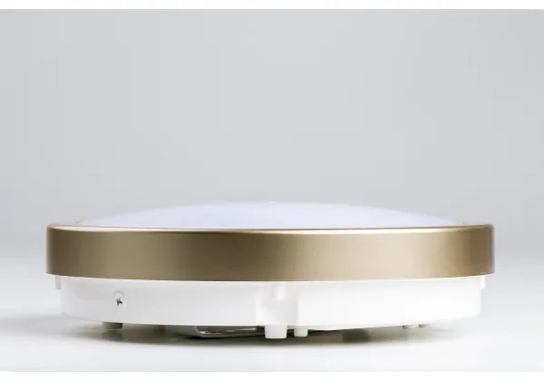 Brilagi - LED Kúpeľňové stropné svietidlo PERA LED/18W/230V pr. 22 cm IP65 zlatá
