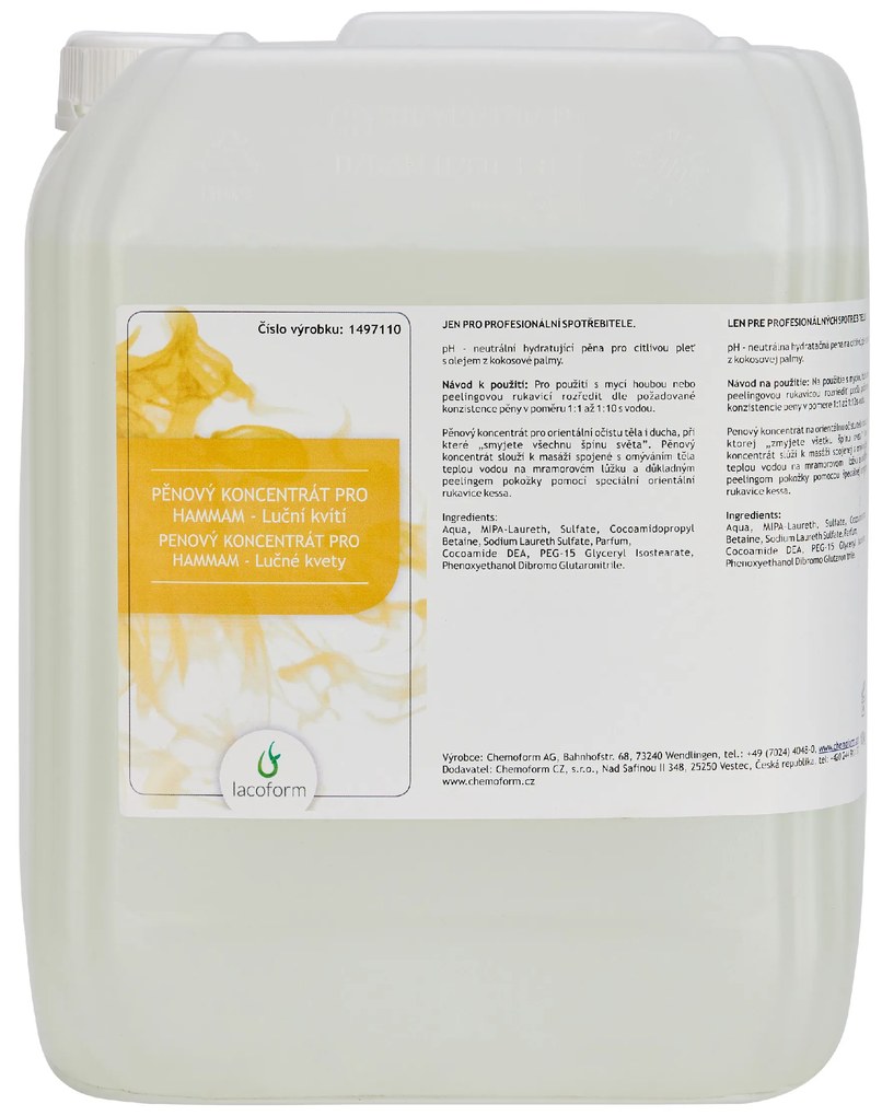 Mydlová pena pre HAMMAM Meadow Blossom 10 l