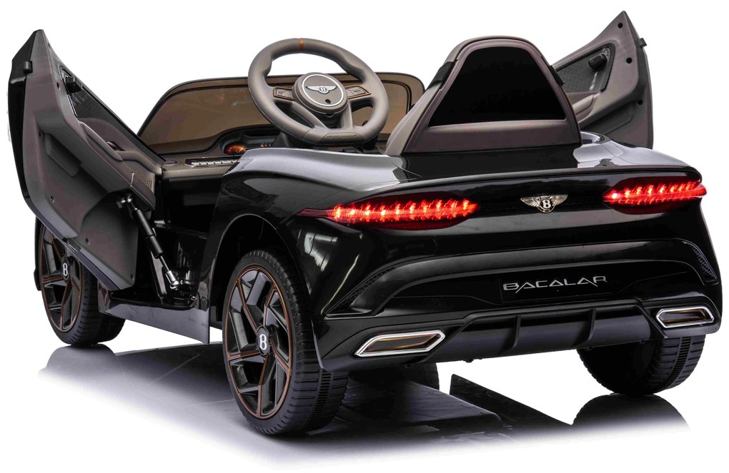 Auto na batérie pre deti Bentley Bacalar, čierne + diaľkové ovládanie