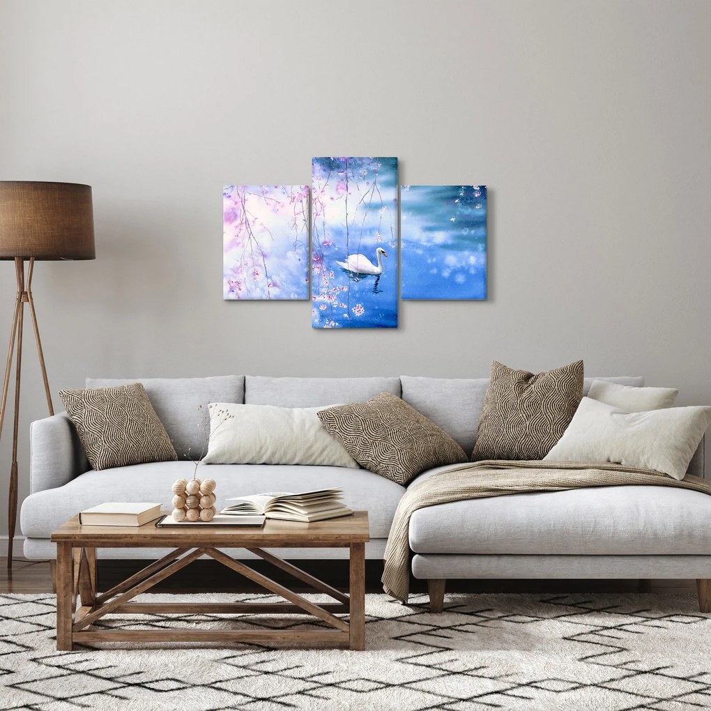 Obraz - Magické jazero (90x60 cm)