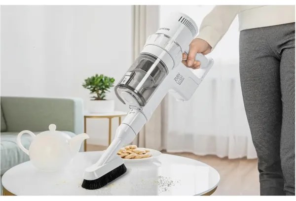 Sencor - Bezdrôtový tyčový vysávač 2v1 250W/2200 mAh biela