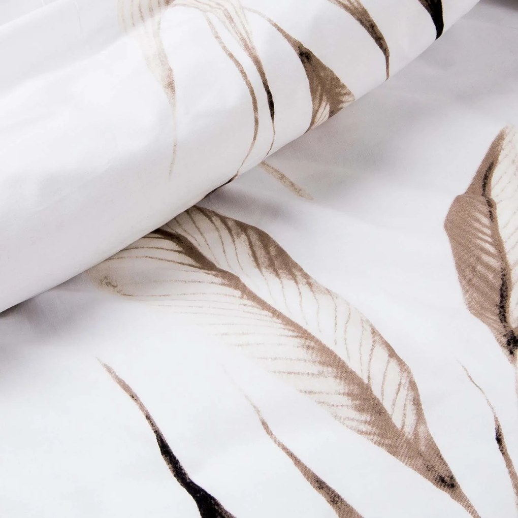 BAVLNENÉ OBLIEČKY COTTONLOVE 140X200 CM, 1KS 70X90 CM LISTY