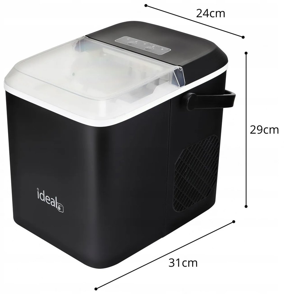 ModernHome Domáci výrobník ľadu - Tempted ice 12kg 100W IDEAL