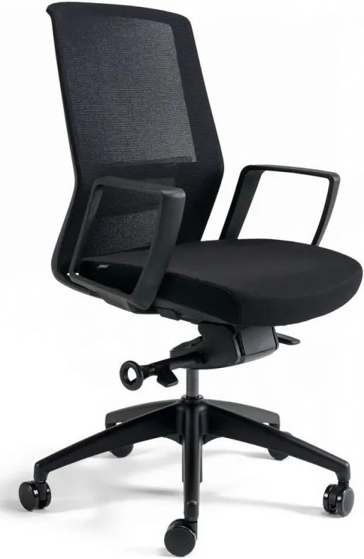 bestuhl -  BESTUHL Kancelárska stolička J17 BLACK BP čierna