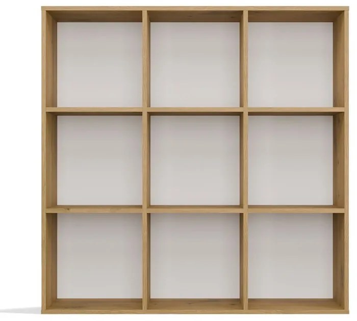 Regál MALAX 3x3 110 cm dub remeselný