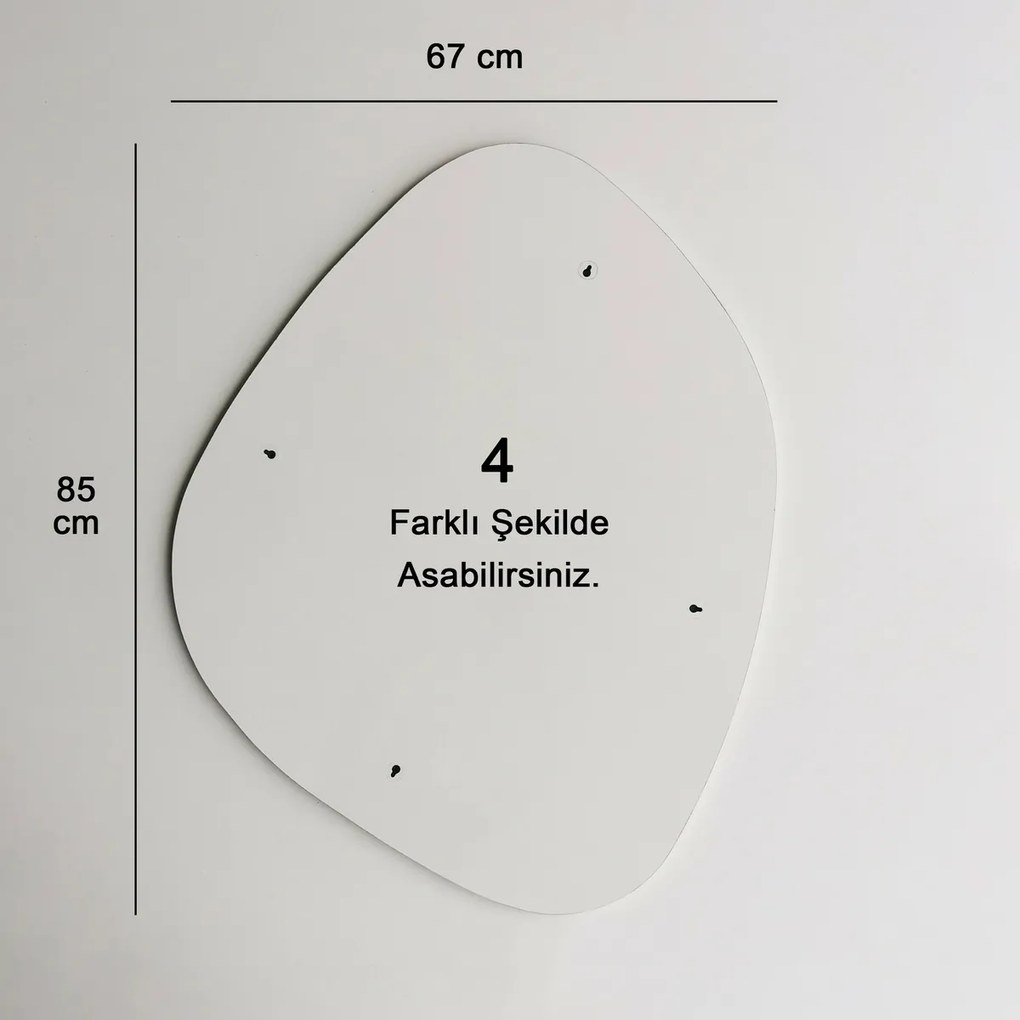 Zrkadlo Soho Ayna 85 x 67 cm