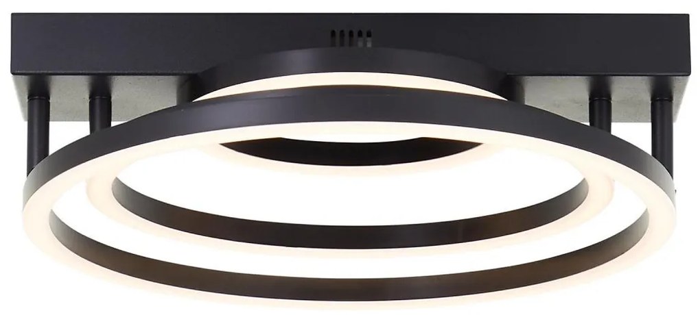 Brilliant - LED stmievateľné stropné svietidlo PEDLEY LED/36W/230V čierna