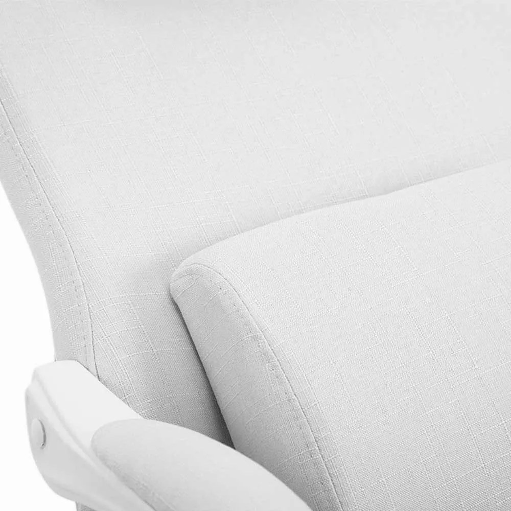 Kancelárska otočná stolička s opierkou hlavy - rôzne farby, biela