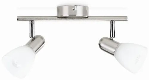 Philips 50232/17/E7 Burlap svietidlo bodové E14 2x40W, bez zdroja, mat.chróm