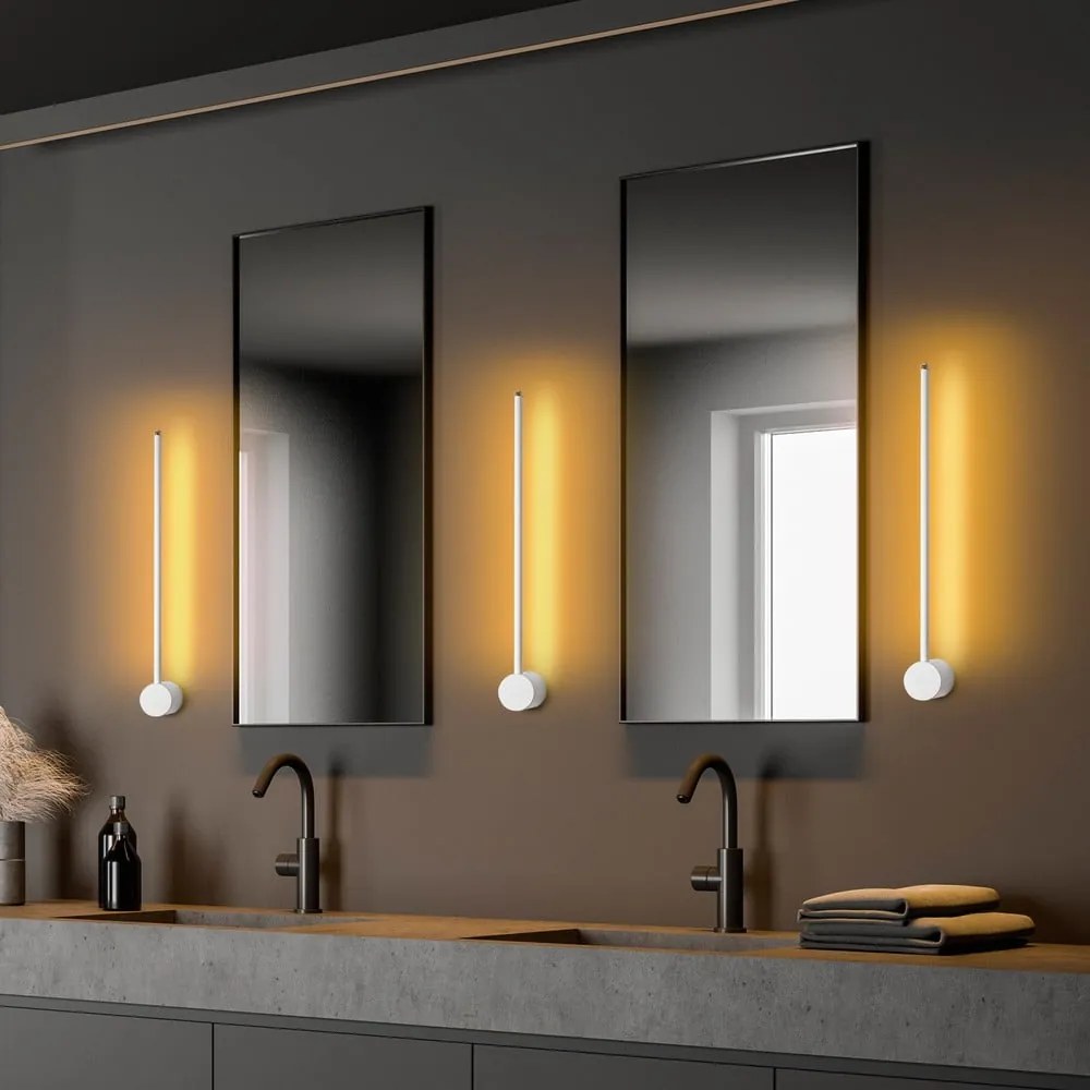 Biele LED nástenné svietidlo Sword – Opviq lights