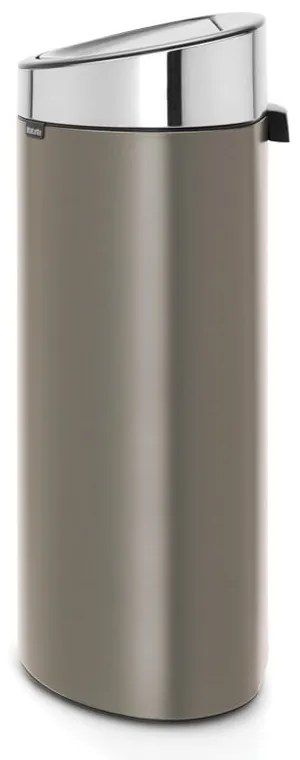 Sivý dotykový oceľový odpadkový kôš 40 l Touch Bin – Brabantia