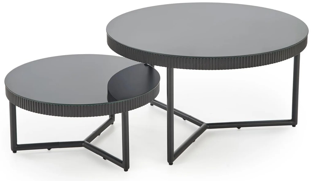Konferenčný stolík Cosmo 80 cm čierny