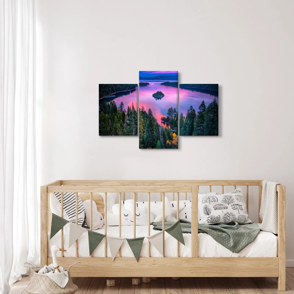 Obraz - Jazero Tahoe, Sierra Nevada, Kalifornia, USA (90x60 cm)