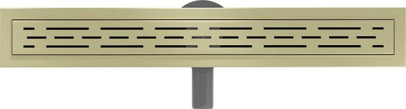 Mexen Flat 360° M01 sprchový žľab 70 cm, zlatá matná, 1A20070-40