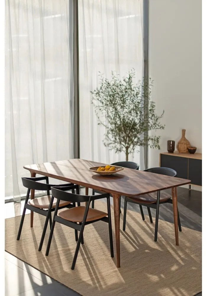 Jedálenský stôl z orechového dreva 90x180 cm Fawn – Gazzda