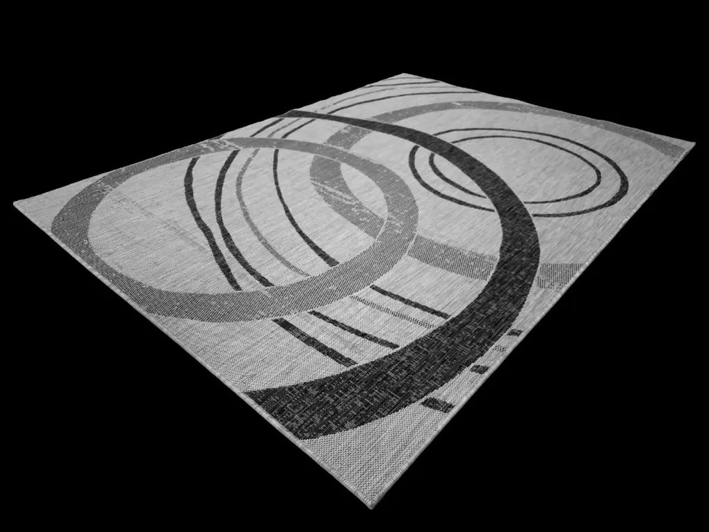 BE Koberec Eqos 0003 GREY – sivý obdĺžnikový Rozmer: 40x60 cm