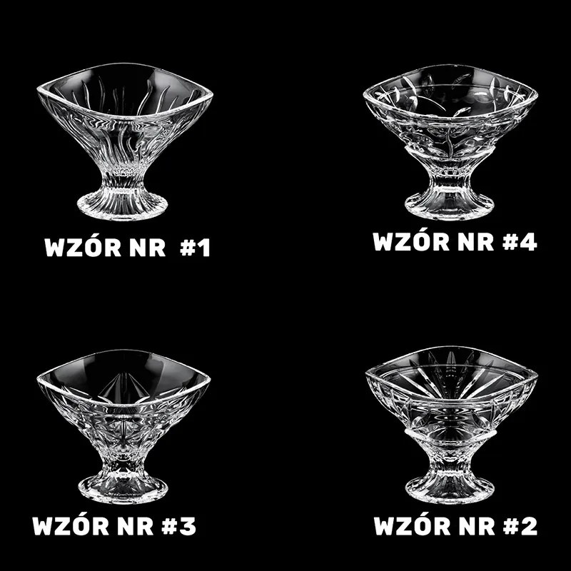 BOHEMIA PRESTIGE ZMRZLINOVÉ POHÁRE 0/4 SADA 4 KS