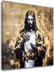 Zlatý dotyk na plátne Strength of Christ