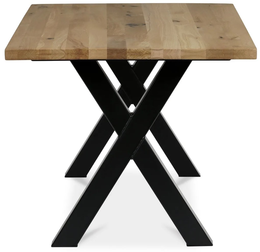 Jedálenský stôl z masívneho dreva 160 x 90 cm, dub