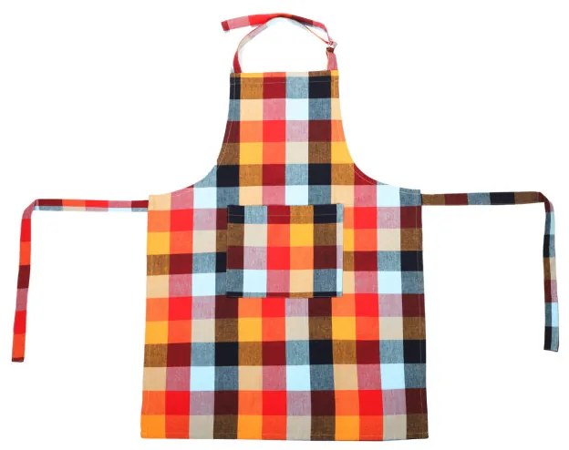 Kuchynská zástera MORPHIE s farebnými kockami 871585