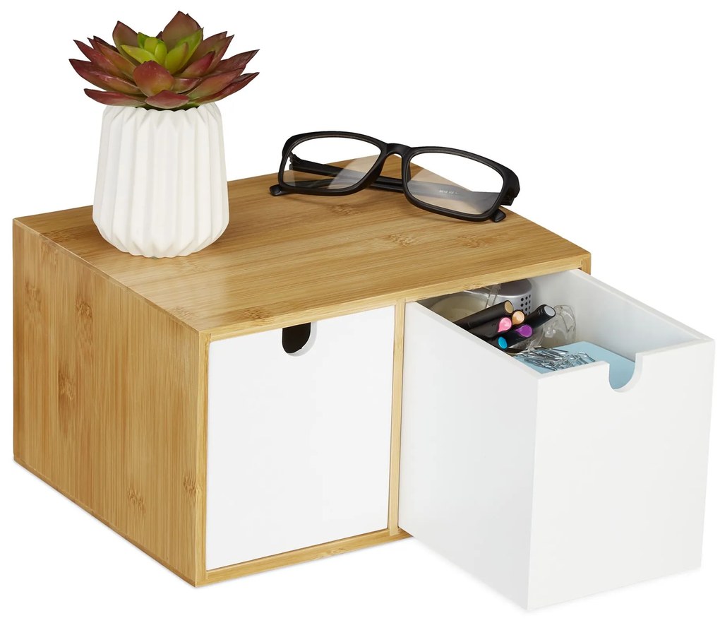 Organizér na stôl s 2 zásuvkami RD3015