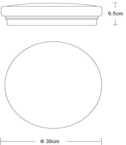 Lucide 79199/32/61 - LED Stropné svietidlo OTIS 1xLED/32W/230V