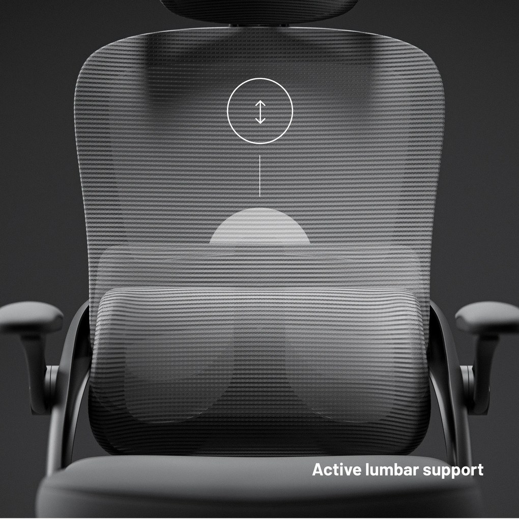 Ergonomická kancelárska stolička Diablo V-Light, sivá