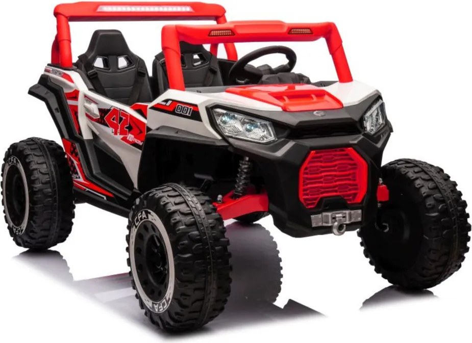 LEAN CARS Elektrické autíčko Buggy NEL-913 červené 4x4 24V