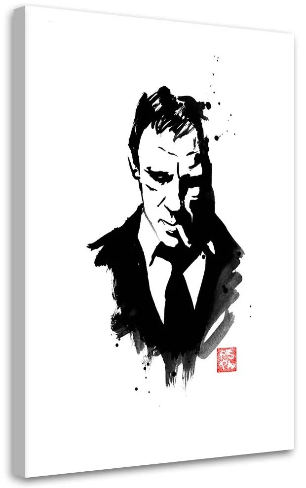 Gario Obraz na plátne James Bond Daniel Craig - Péchane Rozmery: 40 x 60 cm