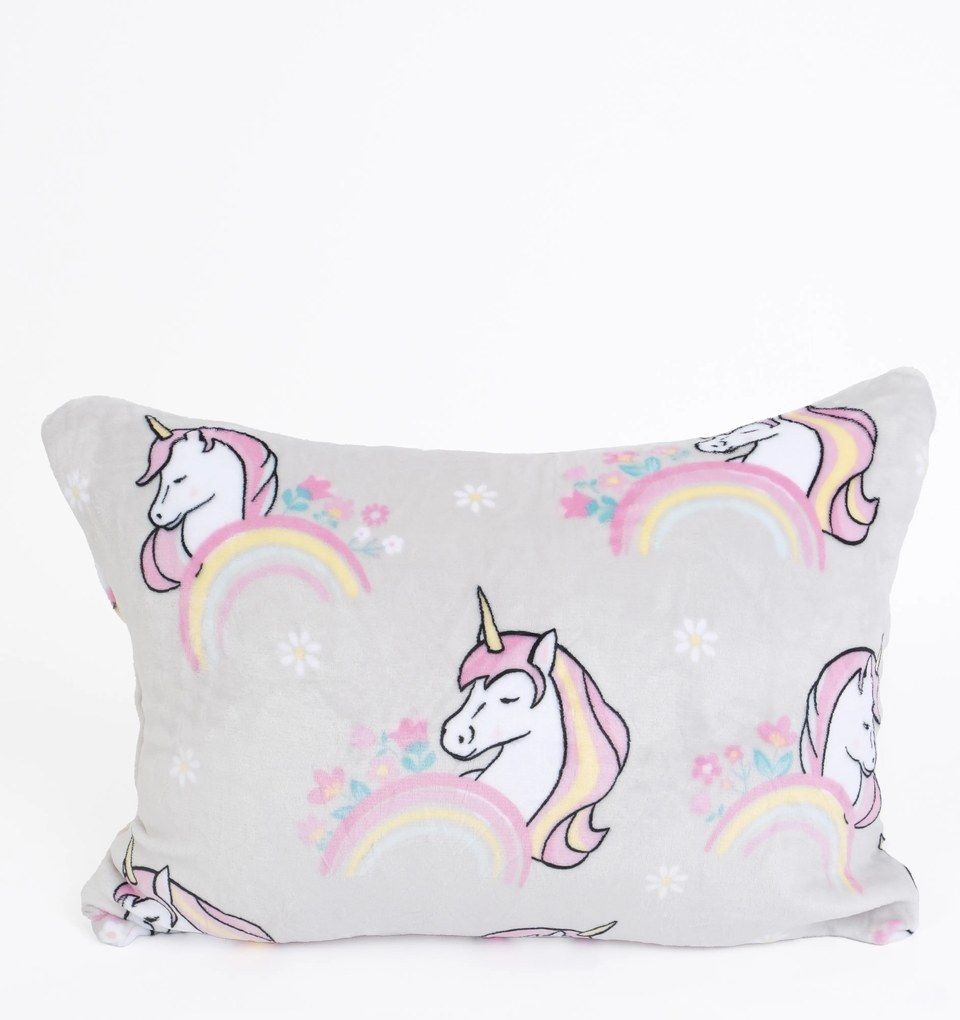 Obliečka na vankúš mikroplyš Exclusive 50 × 70 cm - Jednorožec