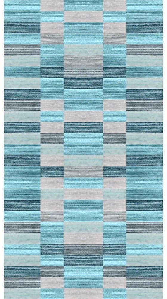 Modrý prateľný koberec 50x80 cm Hali – Vitaus