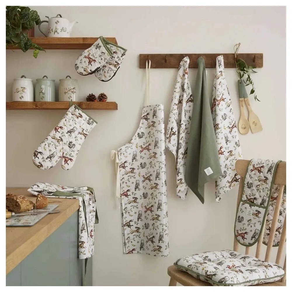 Bavlnená utierka s formičkou v súprave 2 ks 45x65 cm Forest Fable – Cooksmart ®