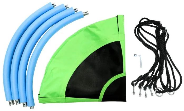 Hojdačka bocianie hniezdo zelená