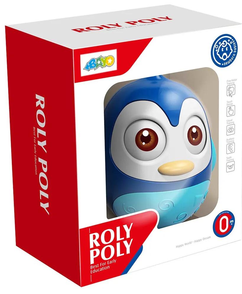 Kývajúca hračka Baby Mix tučniak modrý