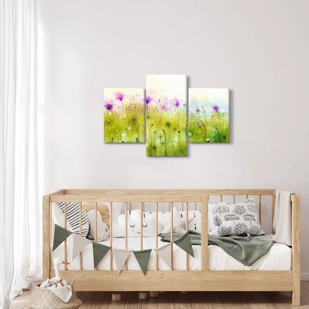 Obraz - Lúčne kvety (90x60 cm)
