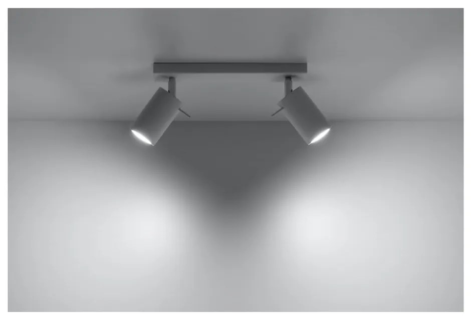 Biele stropné svietidlo Sollux Etna