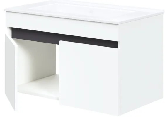 Skrinka pod umývadlo Puresa 80 cm, biela