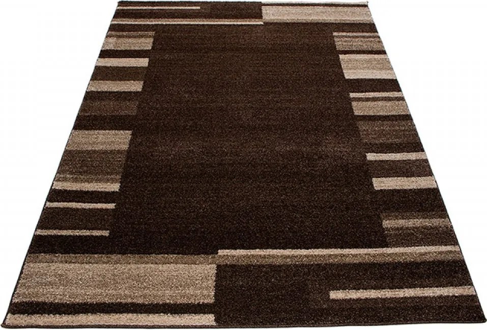 TA Koberec 3438A TMAVOHNEDÉ SARI 3UX Rozmer: 200x290 cm