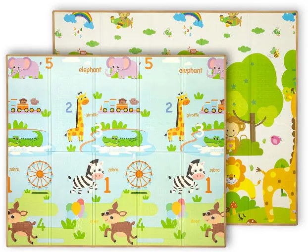 Hracia podložka pre deti MILLY MALLY 197x177 cm – Play Savanna