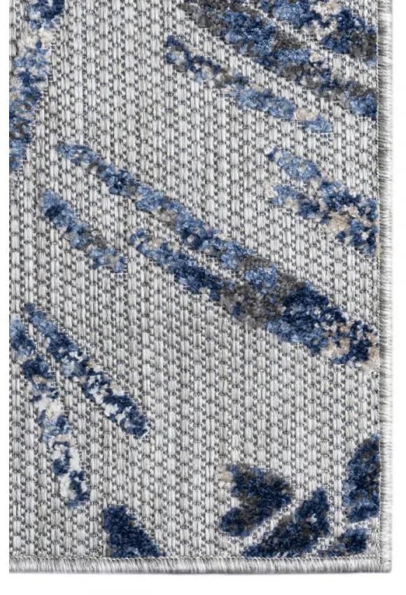 Kusový koberec Palmové lístia sivomodrý 160x229cm