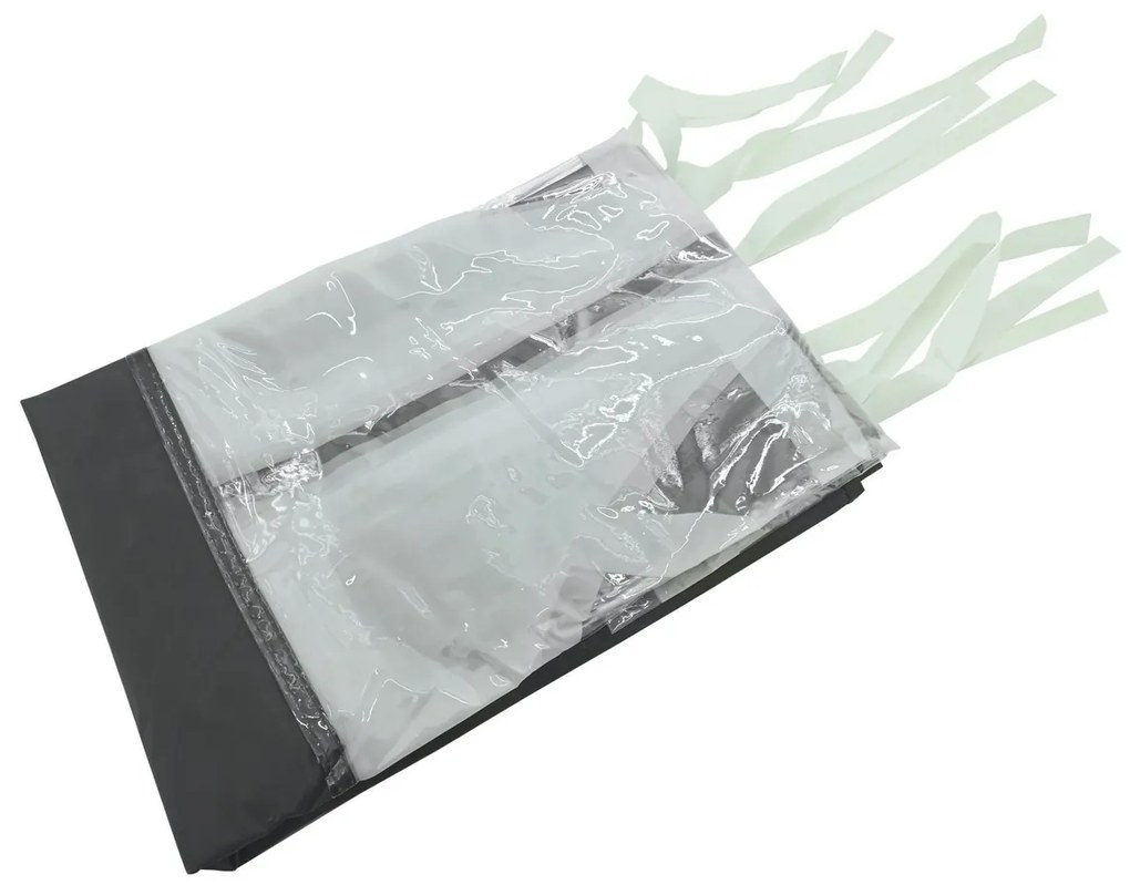 Cattara 13345 Bočnica s oknami pre párty stan Waterproof, sivá, 2 x 3 m