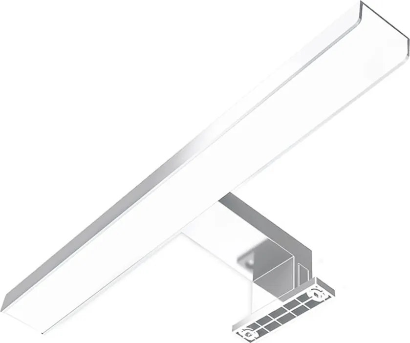 Mereo Mereo, Led kúpeľňové osvetlenie nad zrkadlo, strieborné, 40 cm, 7 W, 455 lm, 4000 K, IP44, 230 V, MER-CN700G40