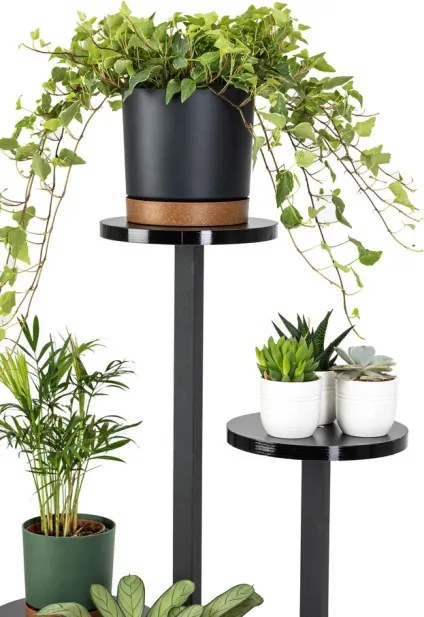 Stojan na kvety FINO čierny