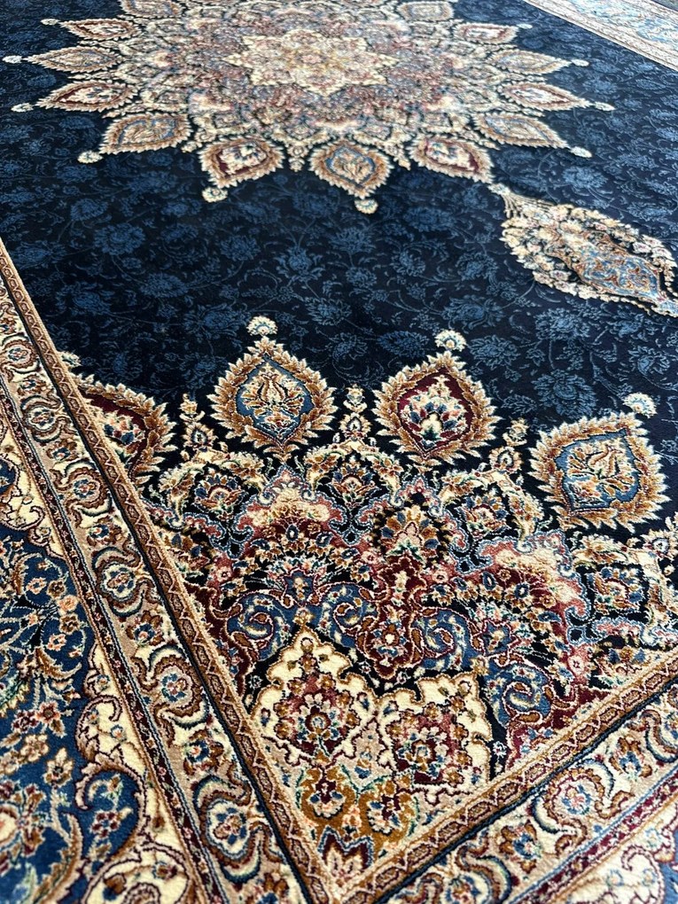 BE Koberec Sultan 1203 BLUE – modrý obdĺžnikový Rozmer: 150x225 cm