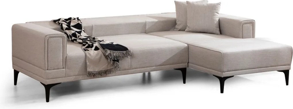 Rohová sedacia súprava Horizon 250 cm ecru pravá